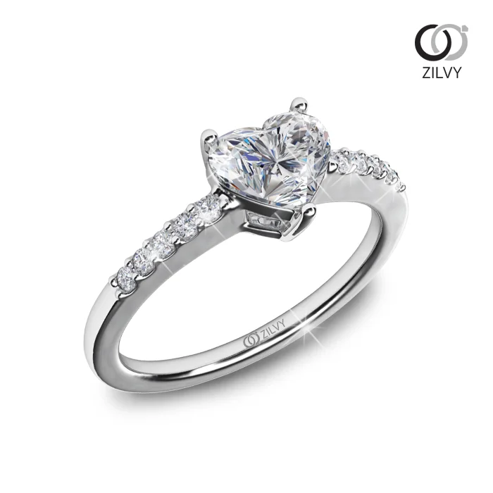 แหวนเพชร Paloma Flanked