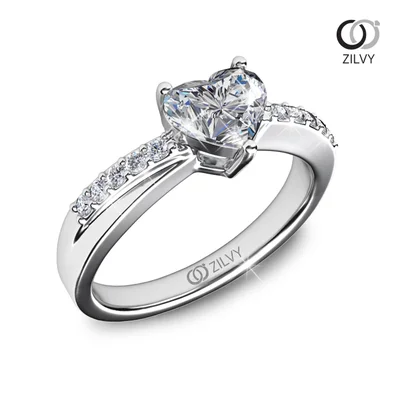 แหวนเพชรผู้หญิง รุ่น GR925 - มุมเปอร์สเปกทีฟ