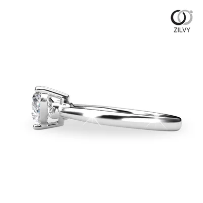 แหวนเพชรผู้หญิง รุ่น GR926 - มุมข้าง