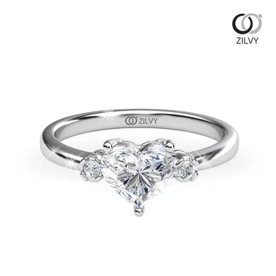 แหวนเพชรผู้หญิง รุ่น GR926 - มุมบน