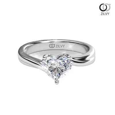 แหวนเพชรผู้หญิง รุ่น GR928 - มุมบน