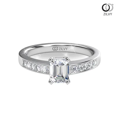 แหวนเพชรผู้หญิง รุ่น GR930 - มุมบน