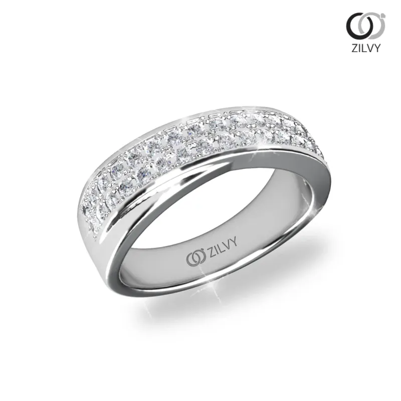 แหวนเพชร Isadora Pavé