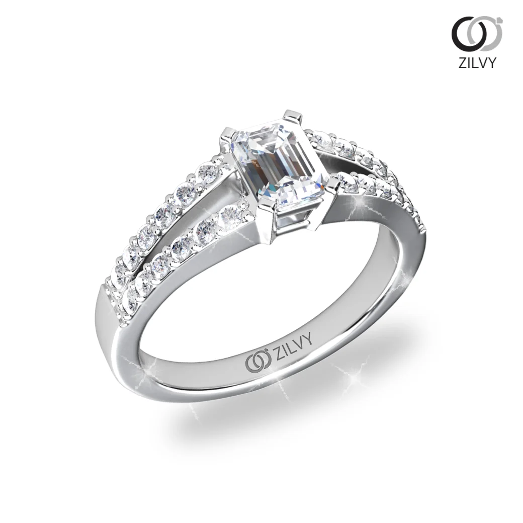 แหวนเพชร Nadia Split