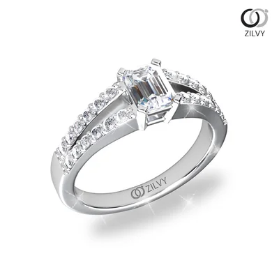 แหวนเพชรผู้หญิง รุ่น GR935 - มุมเปอร์สเปกทีฟ