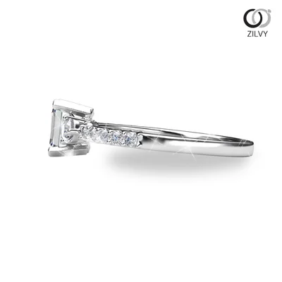 Women's Diamond Ring GR938 - side view