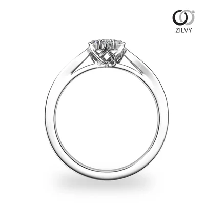 แหวนเพชรผู้หญิง รุ่น GR942 - มุมหน้า