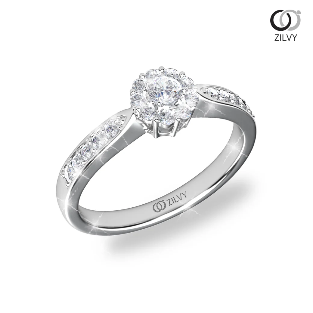 แหวนเพชรผู้หญิง รุ่น GR943 - มุมเปอร์สเปกทีฟ