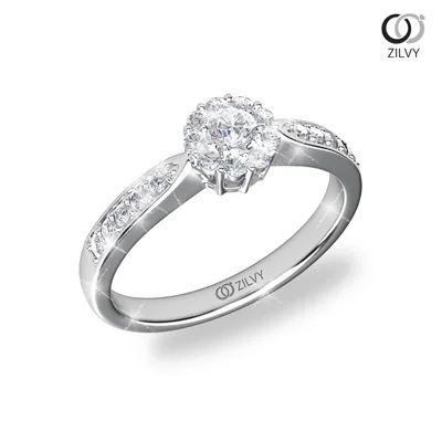 Women's Diamond Ring GR943 - perspective view