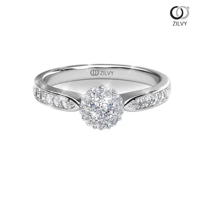 Women's Diamond Ring GR943 - top view