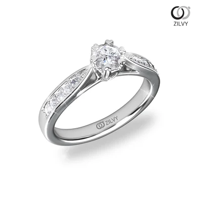 แหวนเพชรผู้หญิง รุ่น GR948 - มุมเปอร์สเปกทีฟ