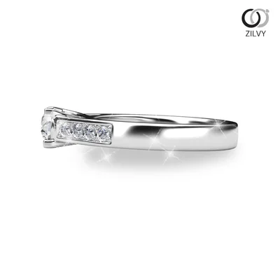 แหวนเพชรผู้หญิง รุ่น GR951 - มุมข้าง