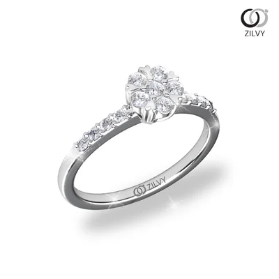 แหวนเพชรผู้หญิง รุ่น GR954 - ภาพเต็ม