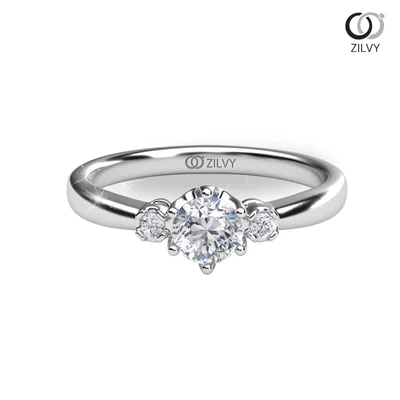 Women's Diamond Ring GR957 - top view
