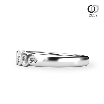 แหวนเพชรผู้หญิง รุ่น GR959 - มุมข้าง