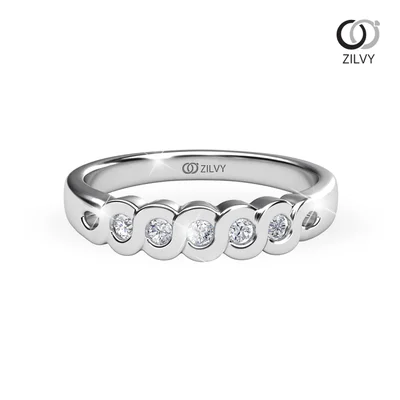 แหวนเพชรผู้หญิง รุ่น GR959 - มุมบน