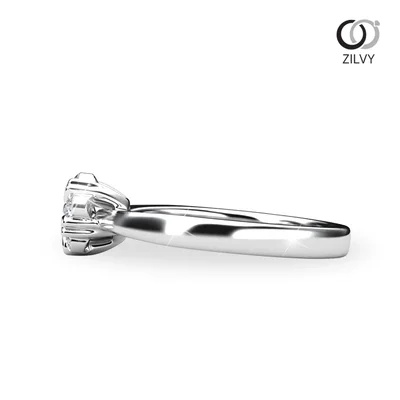 แหวนเพชรผู้หญิง รุ่น GR965 - มุมข้าง