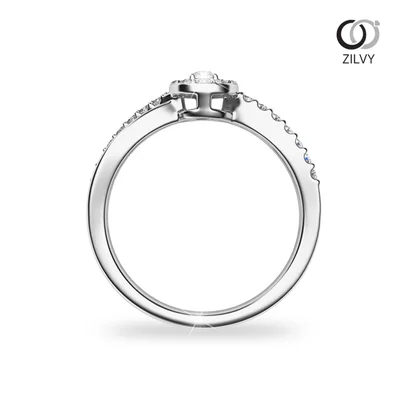 แหวนเพชรผู้หญิง รุ่น GR971 - มุมหน้า