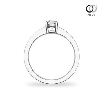 แหวนเพชรผู้หญิง รุ่น GR973 - มุมหน้า