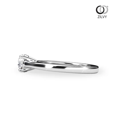 แหวนเพชรผู้หญิง รุ่น GR976 - มุมข้าง