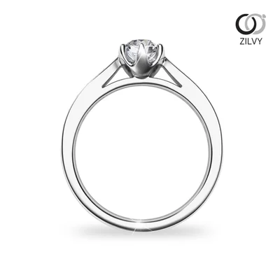 แหวนเพชรผู้หญิง รุ่น GR980 - มุมหน้า