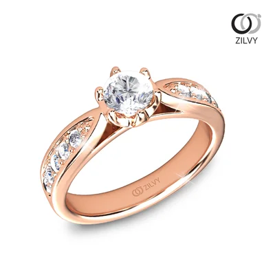 แหวนเพชรผู้หญิง รุ่น GR980 - มุมเปอร์สเปกทีฟ