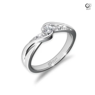 แหวนเพชรผู้หญิง รุ่น GR985 - มุมเปอร์สเปกทีฟ