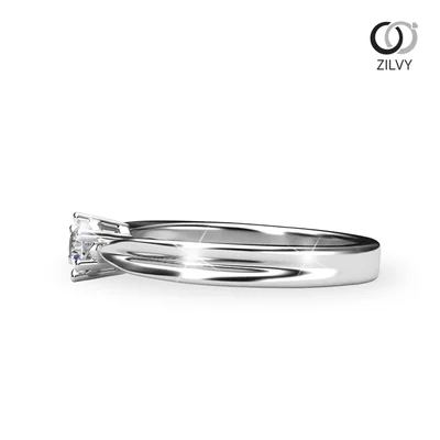 แหวนเพชรผู้หญิง รุ่น GR986 - มุมข้าง