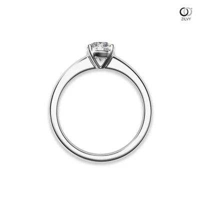 แหวนเพชรผู้หญิง รุ่น GR990 - มุมหน้า