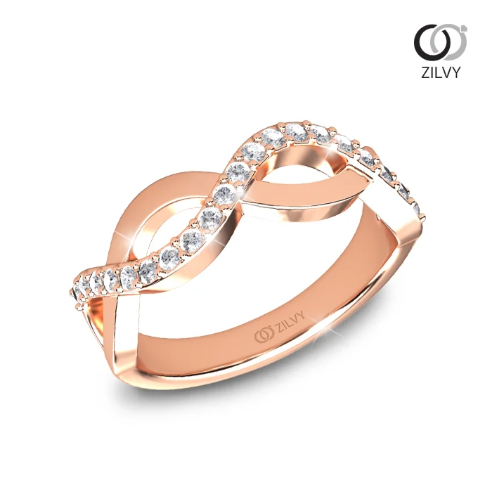 แหวนเพชร Amelina Twist