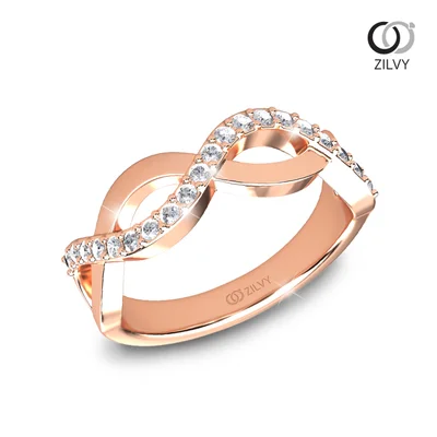 แหวนเพชรผู้หญิง รุ่น GR999 - มุมเปอร์สเปกทีฟ